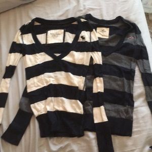 Lots 2 sweaters Ambercombie and Hollister